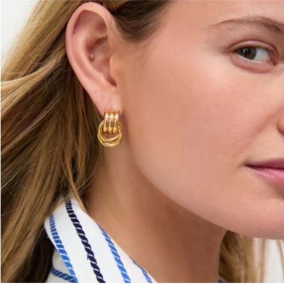 Tuckernuck Jewelry - New! Tuckernuck Heaven Mayhem Gold Baby Knot Earrings (3003) NWOT